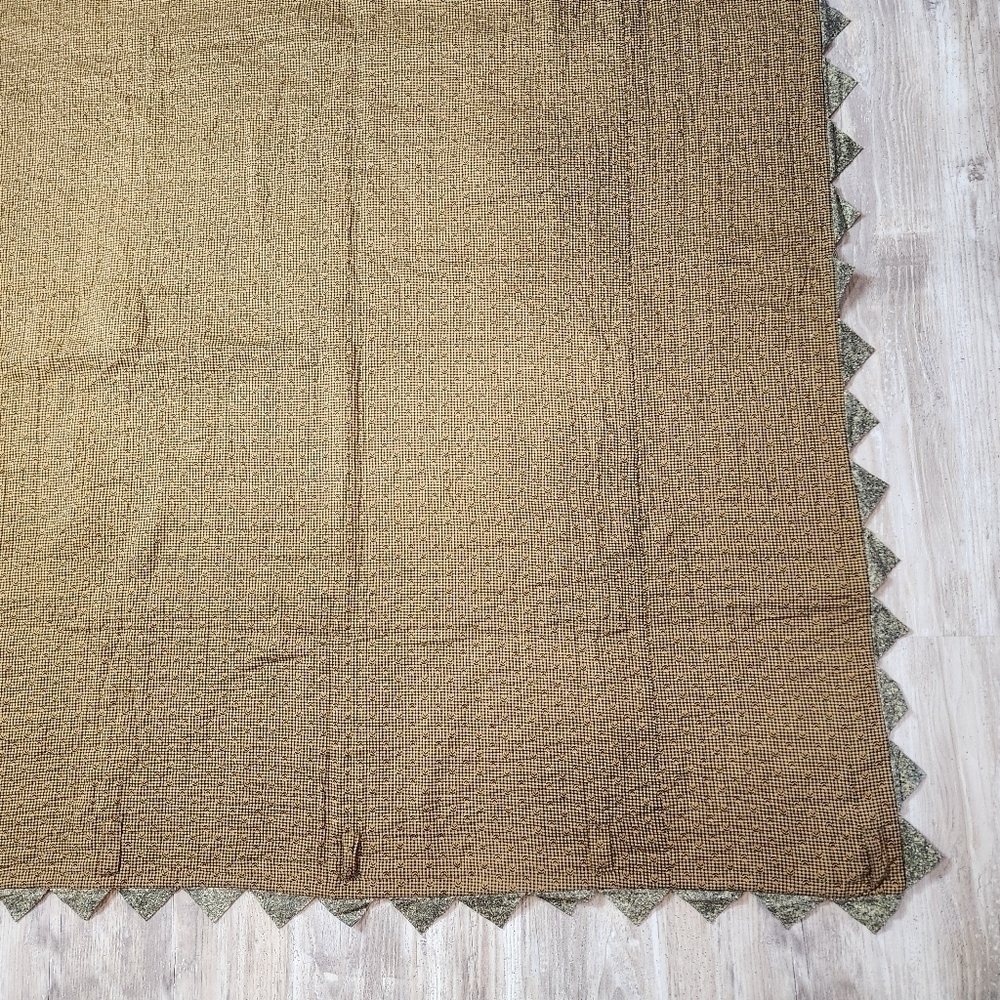 Rustic Cabin Quilt with Forest Design - Picture 9 of 12
